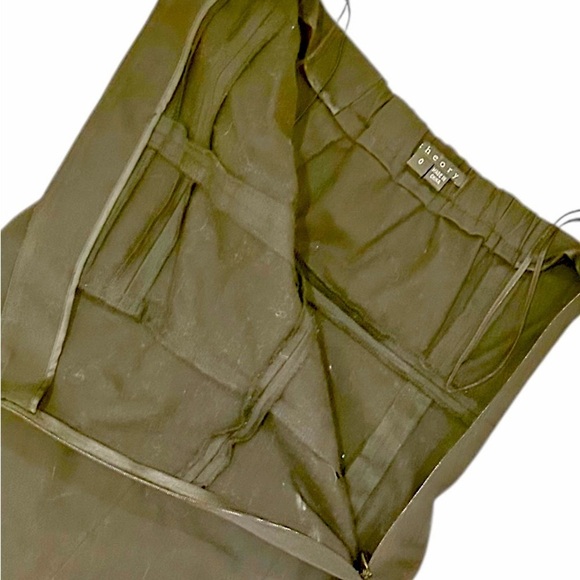 Theory strapless Black stretch cotton mini Dress size 0 - Picture 6 of 8